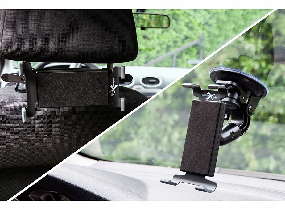 Uchwyt do tabletu do samochodu – Zagłówek i Szyba EAN (GTIN) 5901445612863