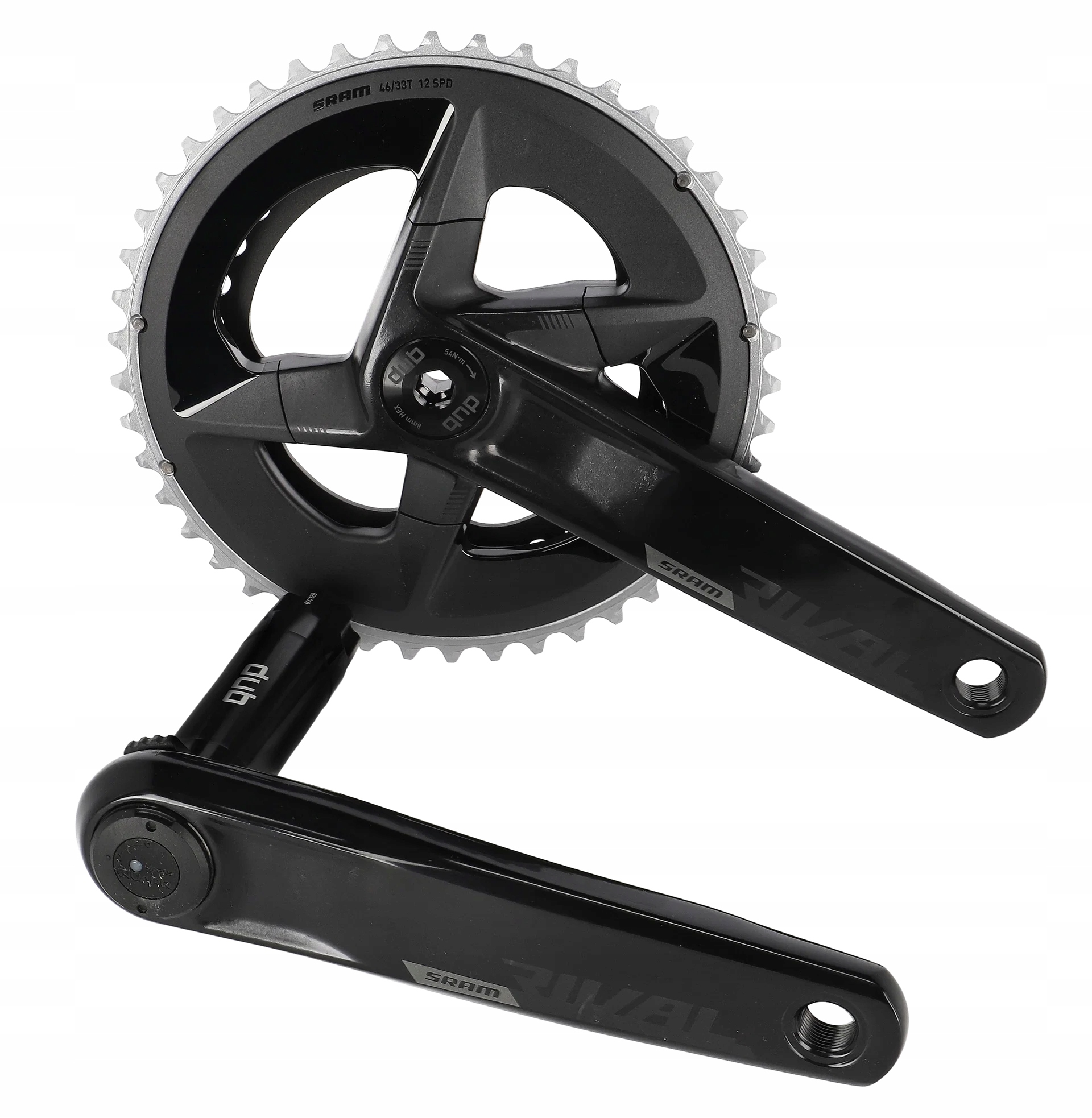 Sram Powermeter Rival D1 Quarq Dub 175mm, 46- 33z, alu, cr, 12s. , yaw, b