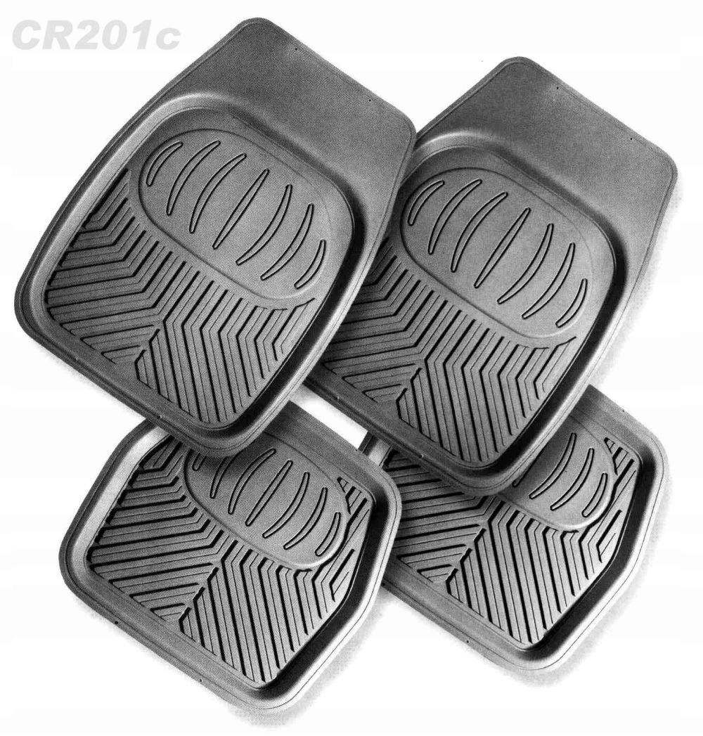 Dywaniki samochodowe korytkowe uniwersalne PVC CR201c