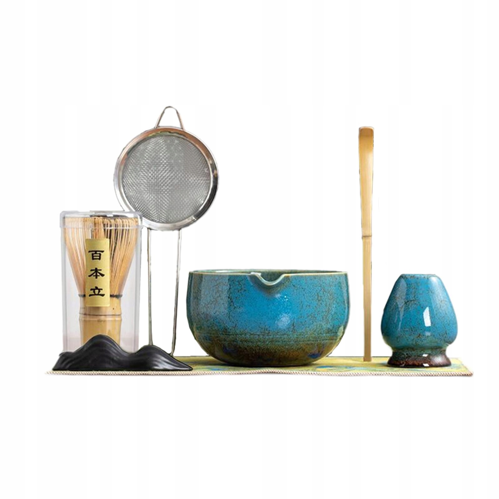 7 x Sada metliček Matcha Sada pro obřady Matcha, Tradiční elegance