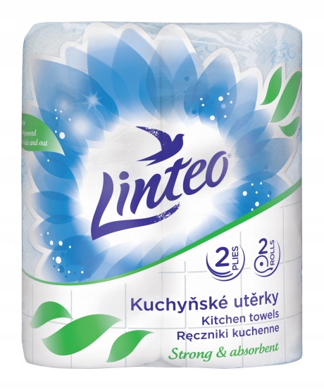

Ręcznik papierowy Linteo Satin 50 listków 2 rolki