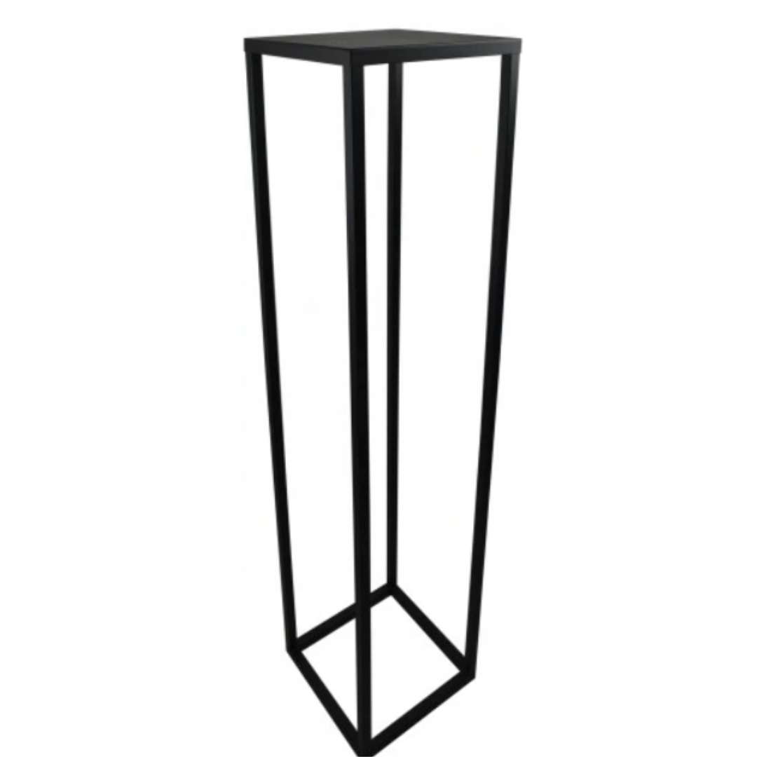 SIMPLE-16 Držák Na Květináč 100 cm kovový, černý, 1-úrovňový