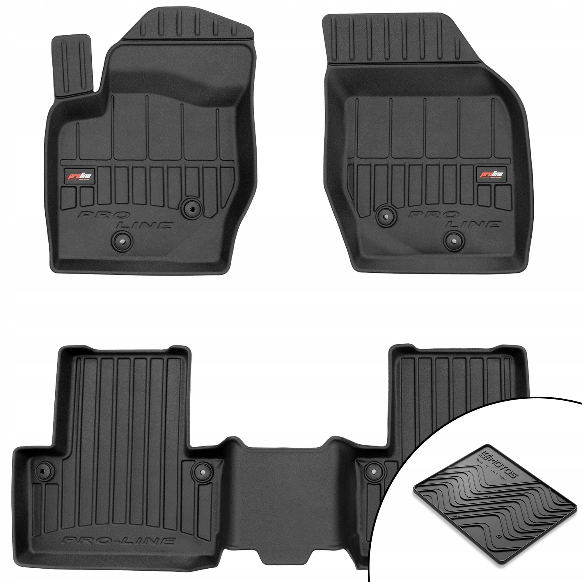 3D gumové rohože Volvo XC90 I 2002-2016 rohož zdarma