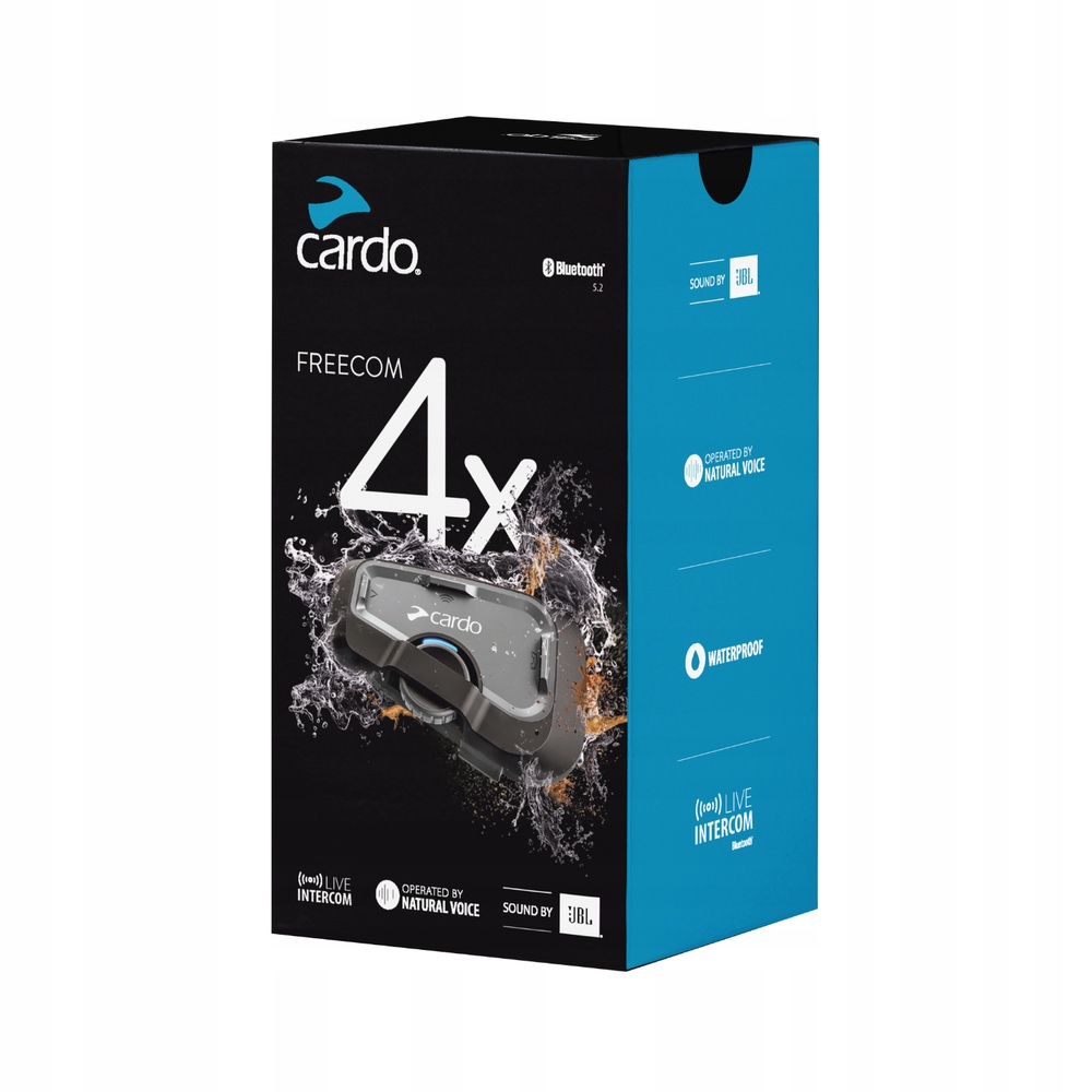 Motocyklový Interkom Cardo Freecom 4X Single Sada Na 1 Prilbu