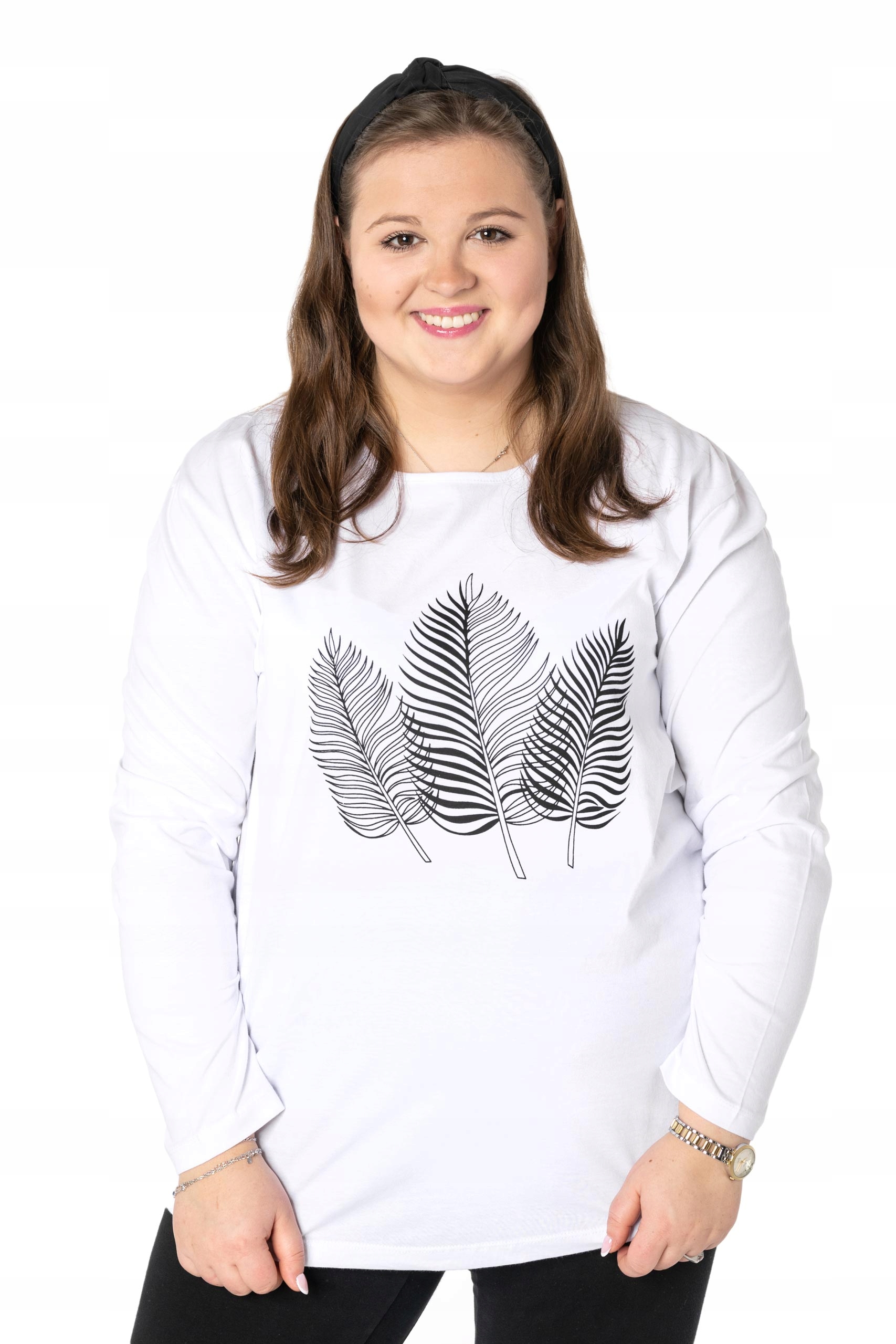 

Bluzka Damska Koszulka z Długim Rękawem 2013-1 4XL