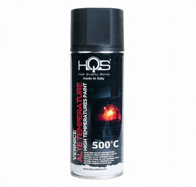 

Żaroodporny Wysokotemp Spray Farba 500C Czarny