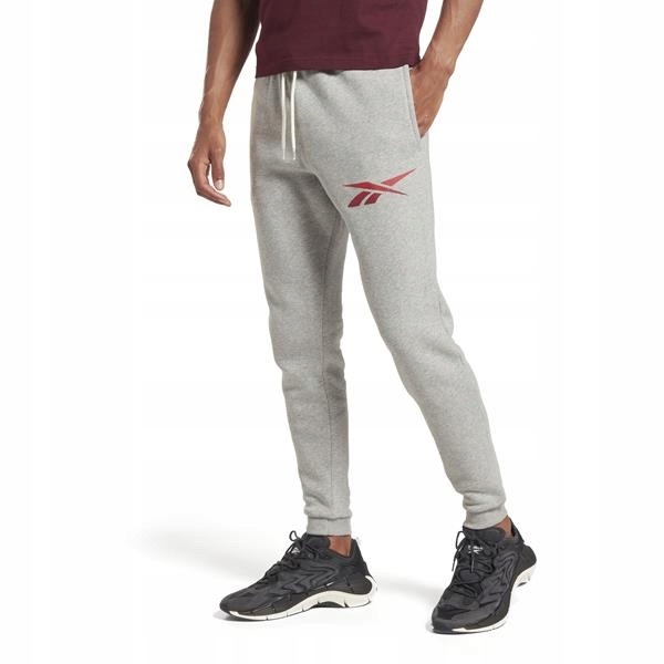 Reebok pánské tepláky Reebok Identity šedé, velikost M