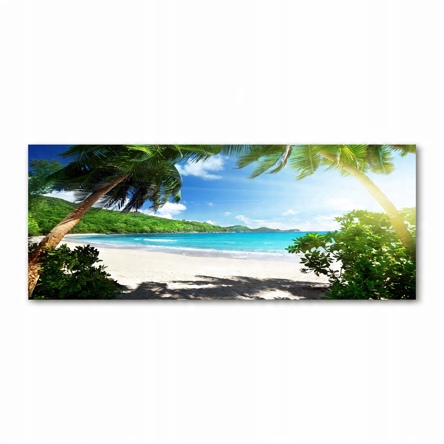 

Foto obraz akryl zdjęcie Seszele plaża 125x50 cm