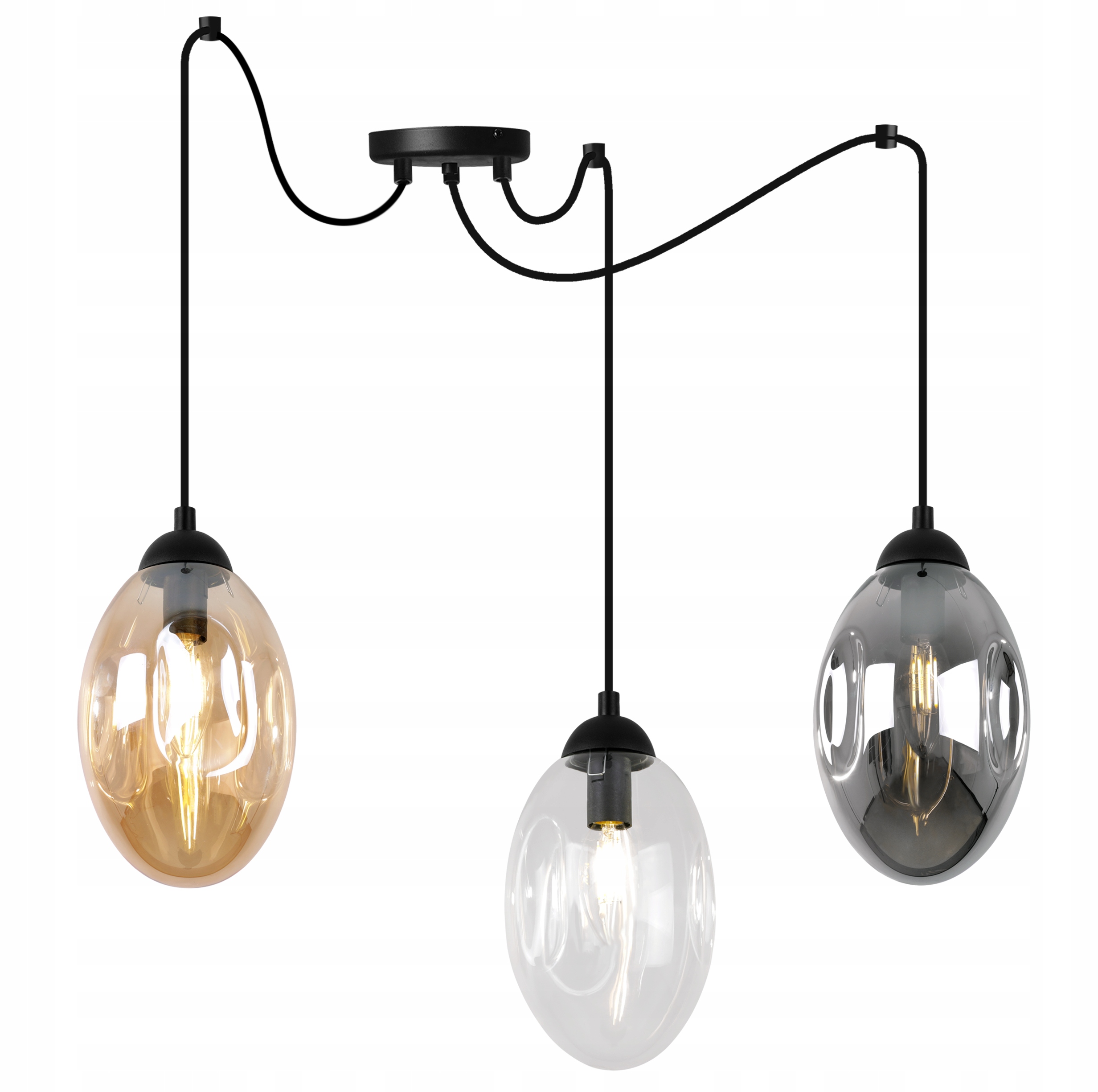 Závesná Stropná Lampa Luster Do Obývacej Izby Spálne Loft Pavúk E14