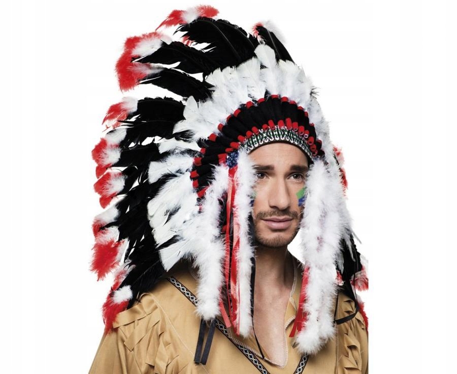 Indiánská tužka Apache bílo-červeno-černá Boland