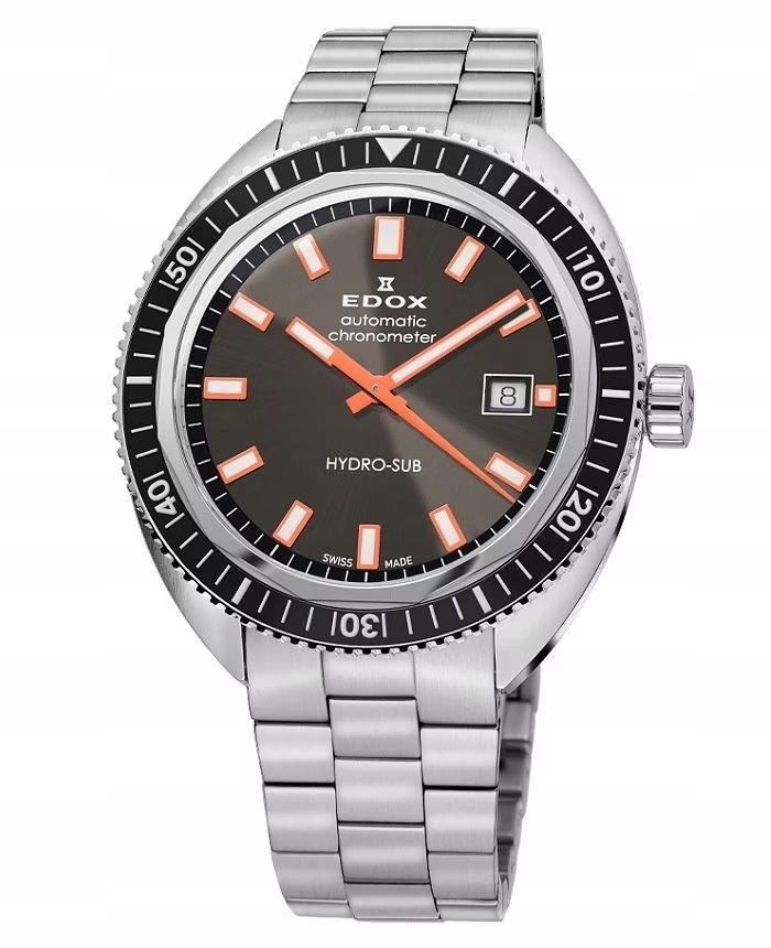 Edox Hydro-sub Date Automatic 80128-3NM-GINO 42mm 30ATM