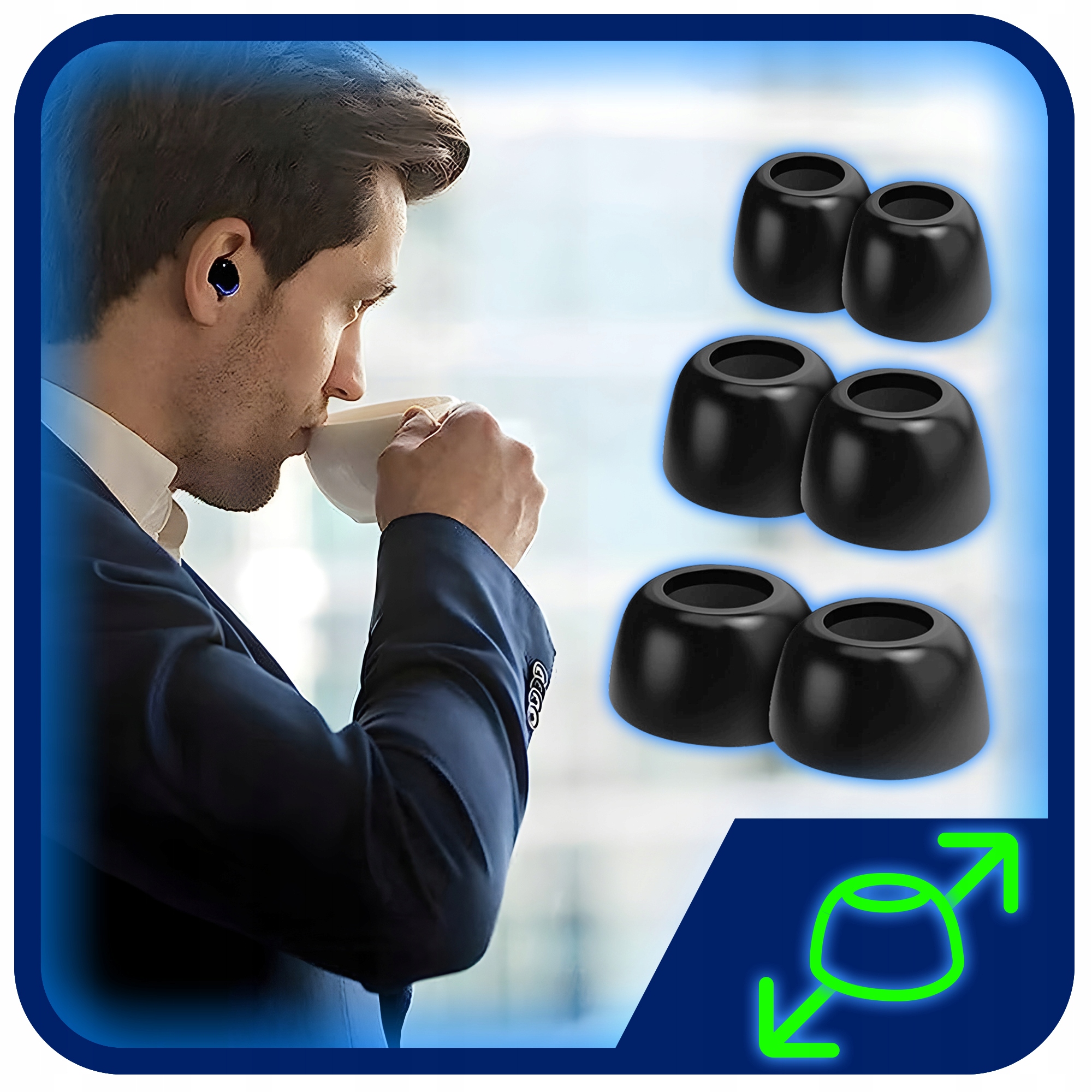 SŁUCHAWKI BEZPRZEWODOWE BLUETOOTH 5.1 F9 - PRO MODEL 2023 TWS + POWERBANK Czas czuwania 120 h