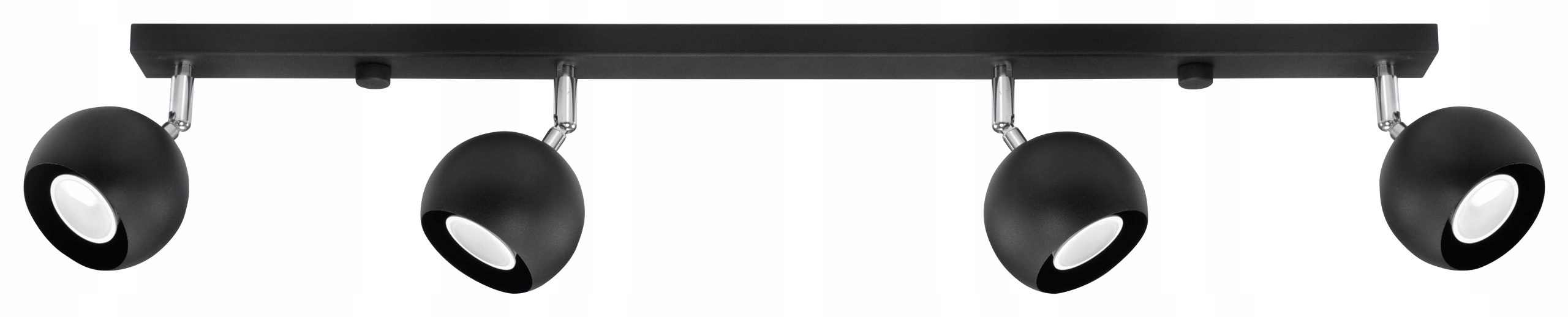 REGULOWANY plafon CZARNY OCULARE SOLLUX LIGHTING