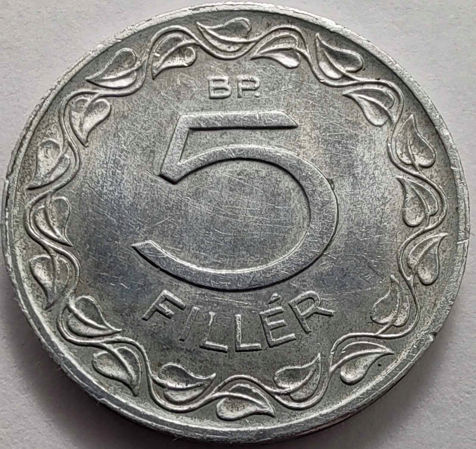 1847 - Węgry 5 fillerów, 1970