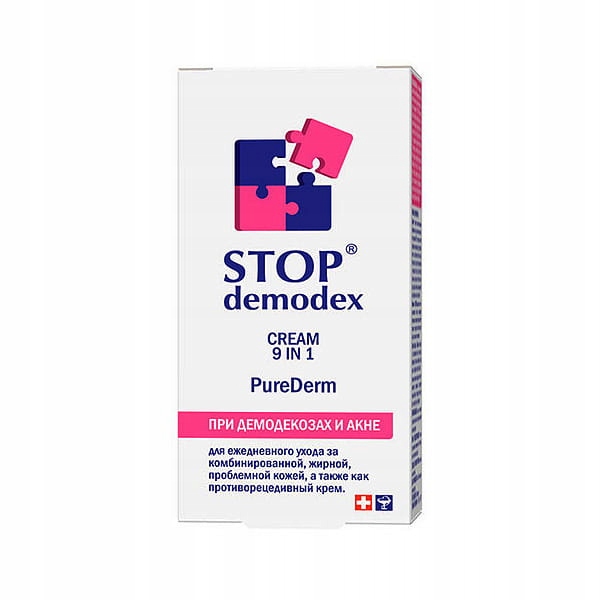 

Krem do twarzy 9w1 Stop Demodex 50ml nużyca