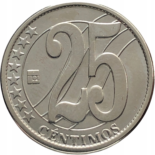 59029. Wenezuela, 25 centymów, 2007r.