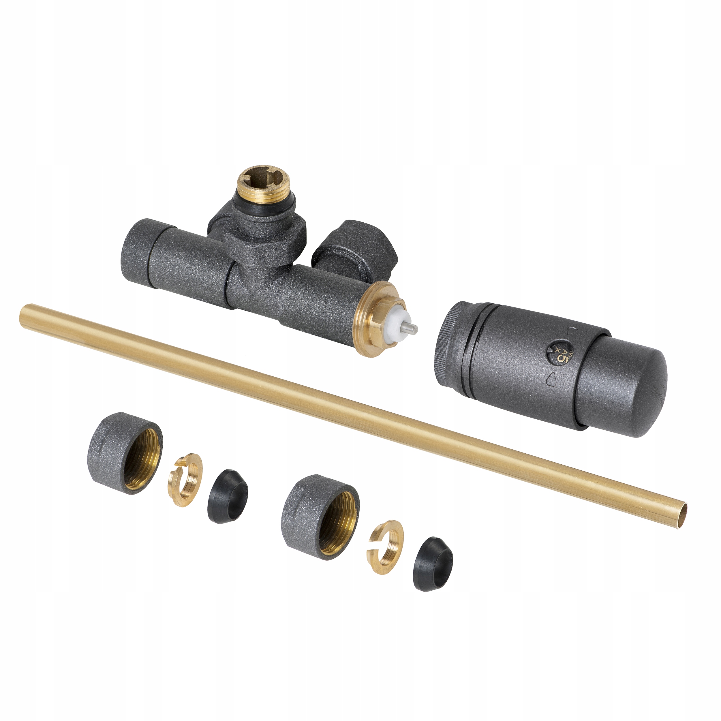 Súprava na spodné pripojenie, jednootvorový duoplexný grafit Prov