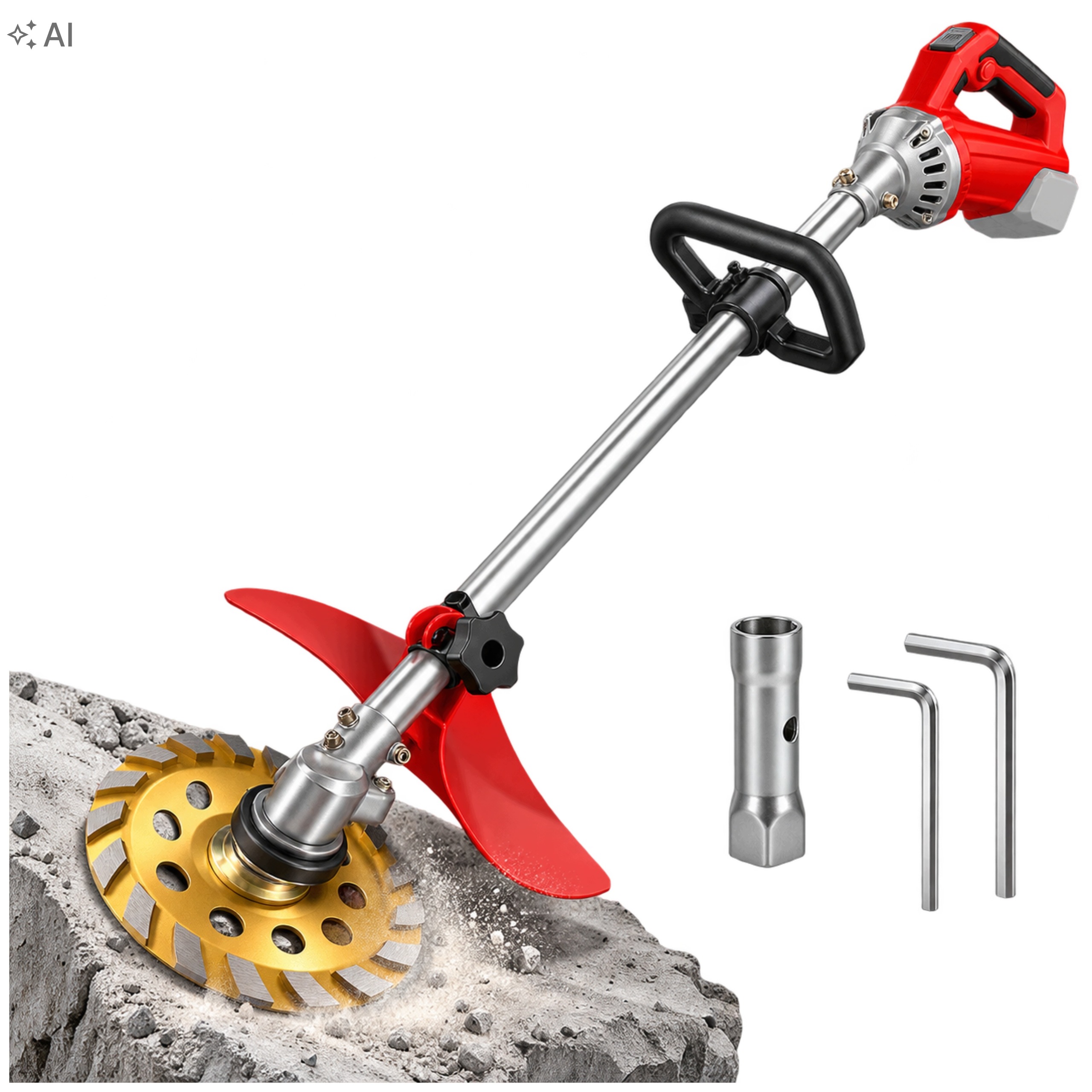 bruska na beton Dlouhý výložník 180 mm 700 W Kompatibilní s Makita 18V