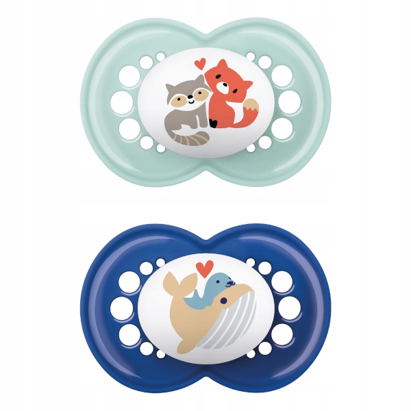 SMOCZEK USPOKAJAJĄCY ORIGINAL 6M+ MAM BABY 2-PAK