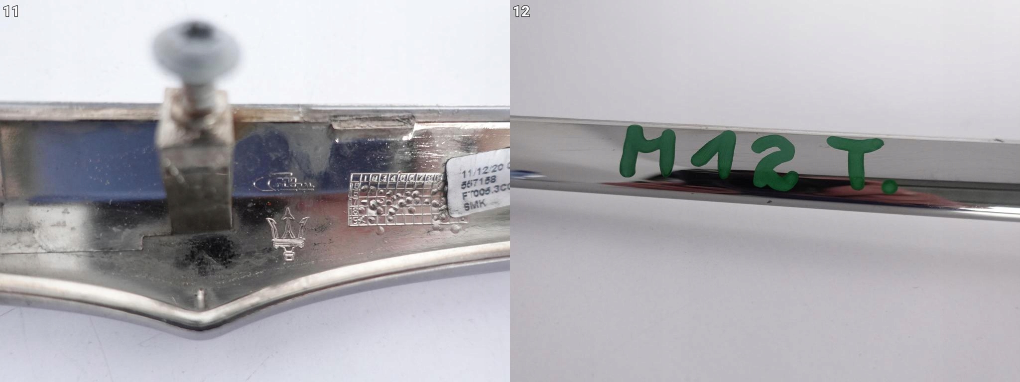 MASERATI GHIBLI 13- CHROM moulding bonnet rear part