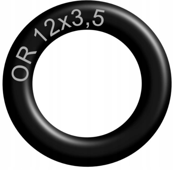 Oring 12x3,5 NBR70 gumowy olejoodporny 10 szt