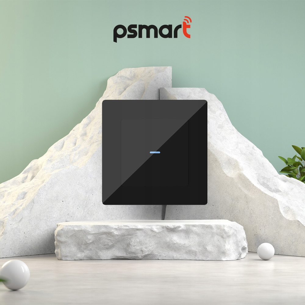 PSMART Inteligentny Przełącznik do światła 1 obwód szkło C RM ZigBee TUYA Kod producenta T471