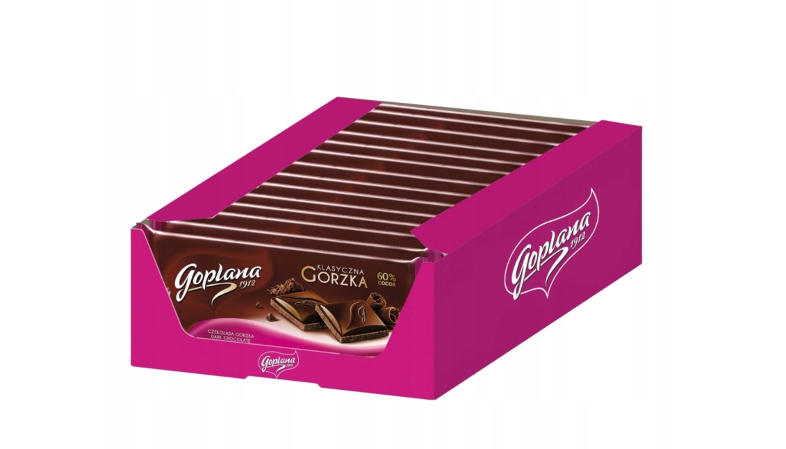 Czekolada gorzka 60% Goplana 90g bezglutenowa