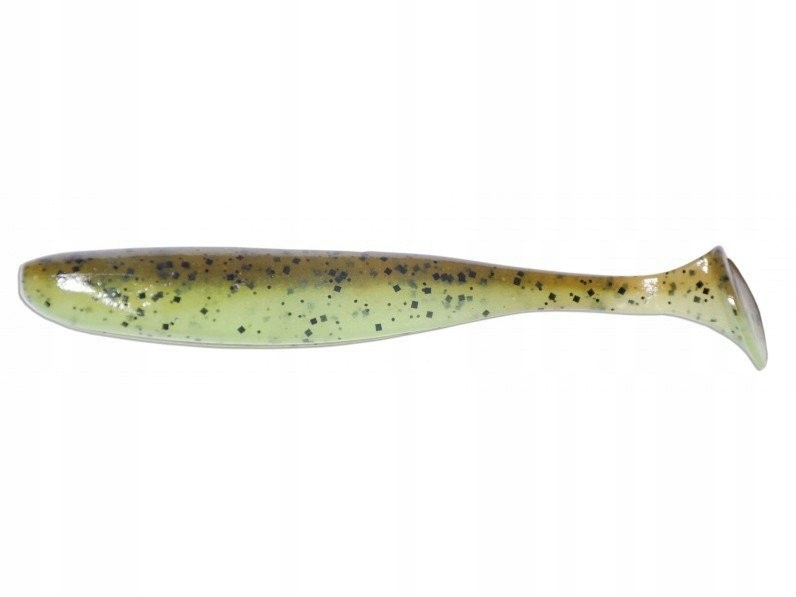 Keitech Easy Shiner 4" 401 Green Pumpkin/Chartreus