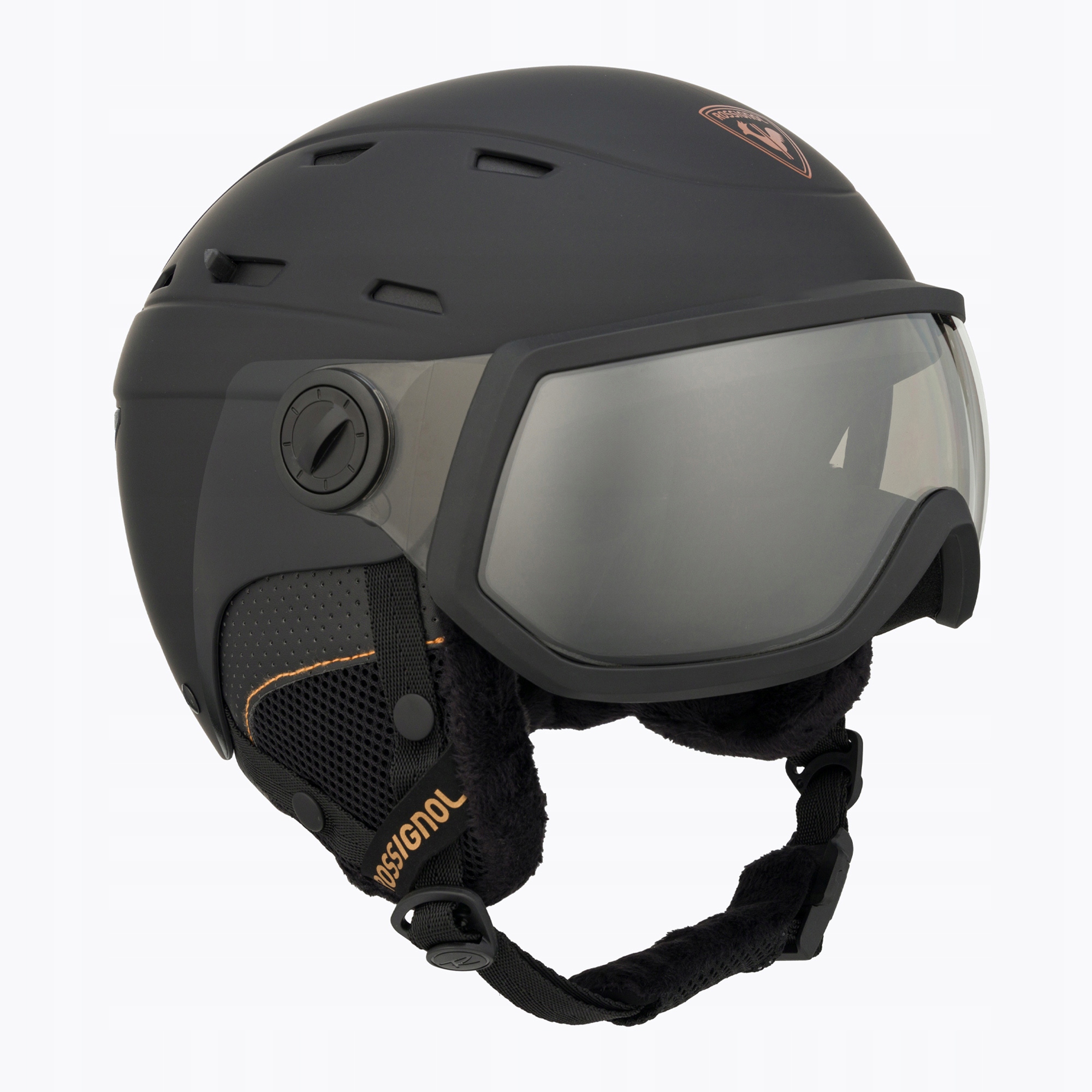 Жіночий Лижний Шолом Rossignol Allspeed Visor Imp Photo Чорний 56-58 См L
