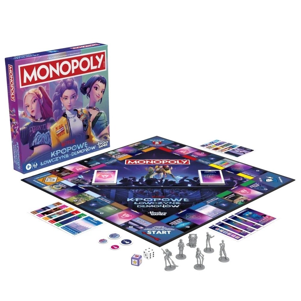 Monopoly KPop Demon Hunters Pl Gra planszowa G4601