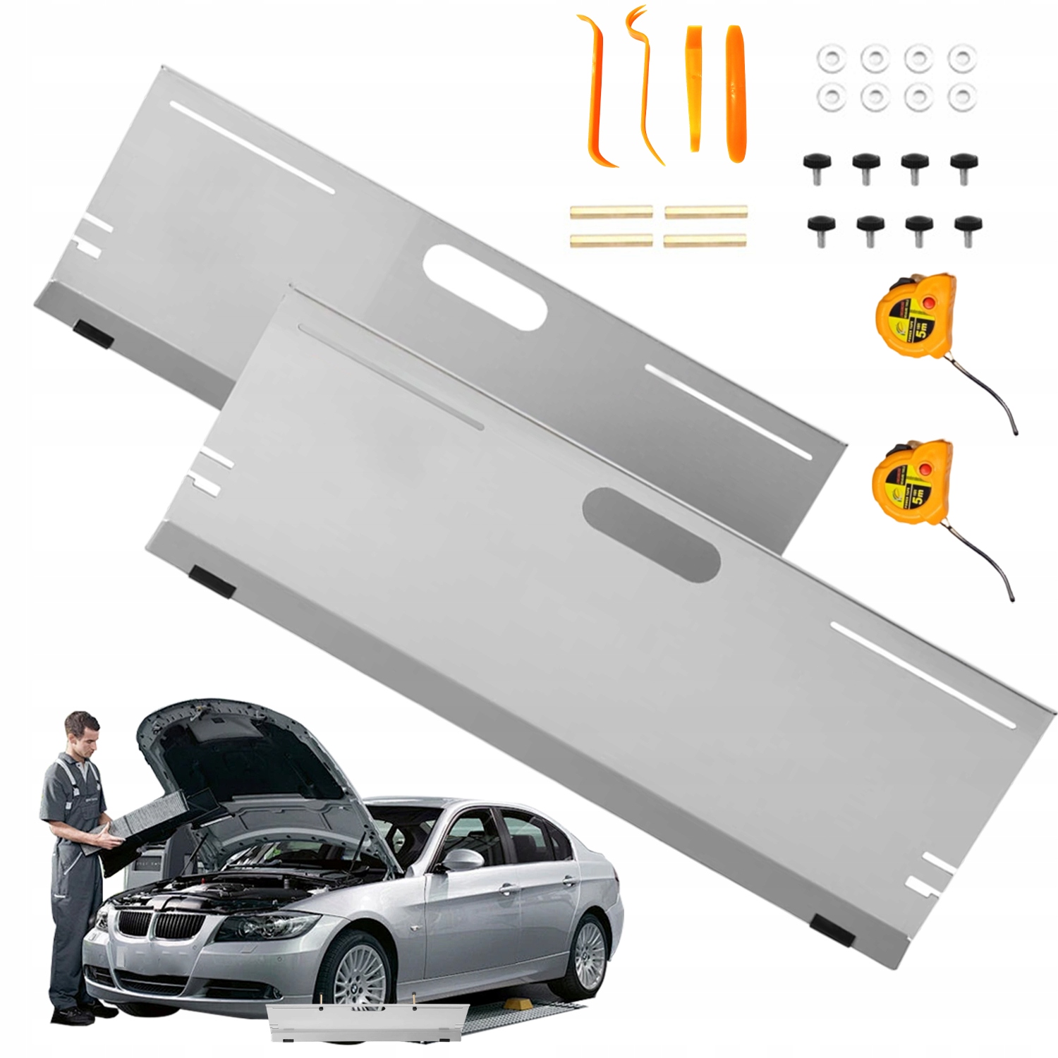 Deska Geometrie Kol 2KS Nerezová Ocel Magnetické Drážky Stabilní