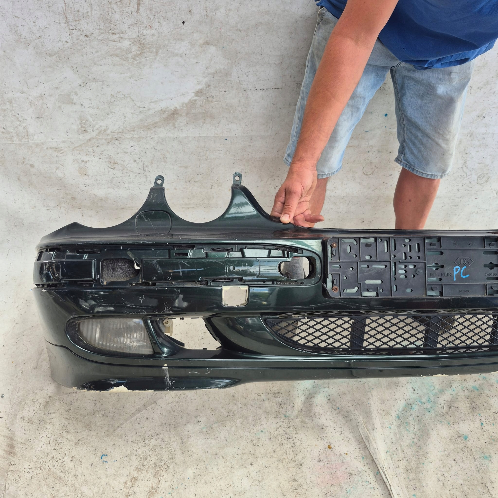 MERCEDES E-KLASA W210 LIFT 99-02 bumper front front SPR A2108851825