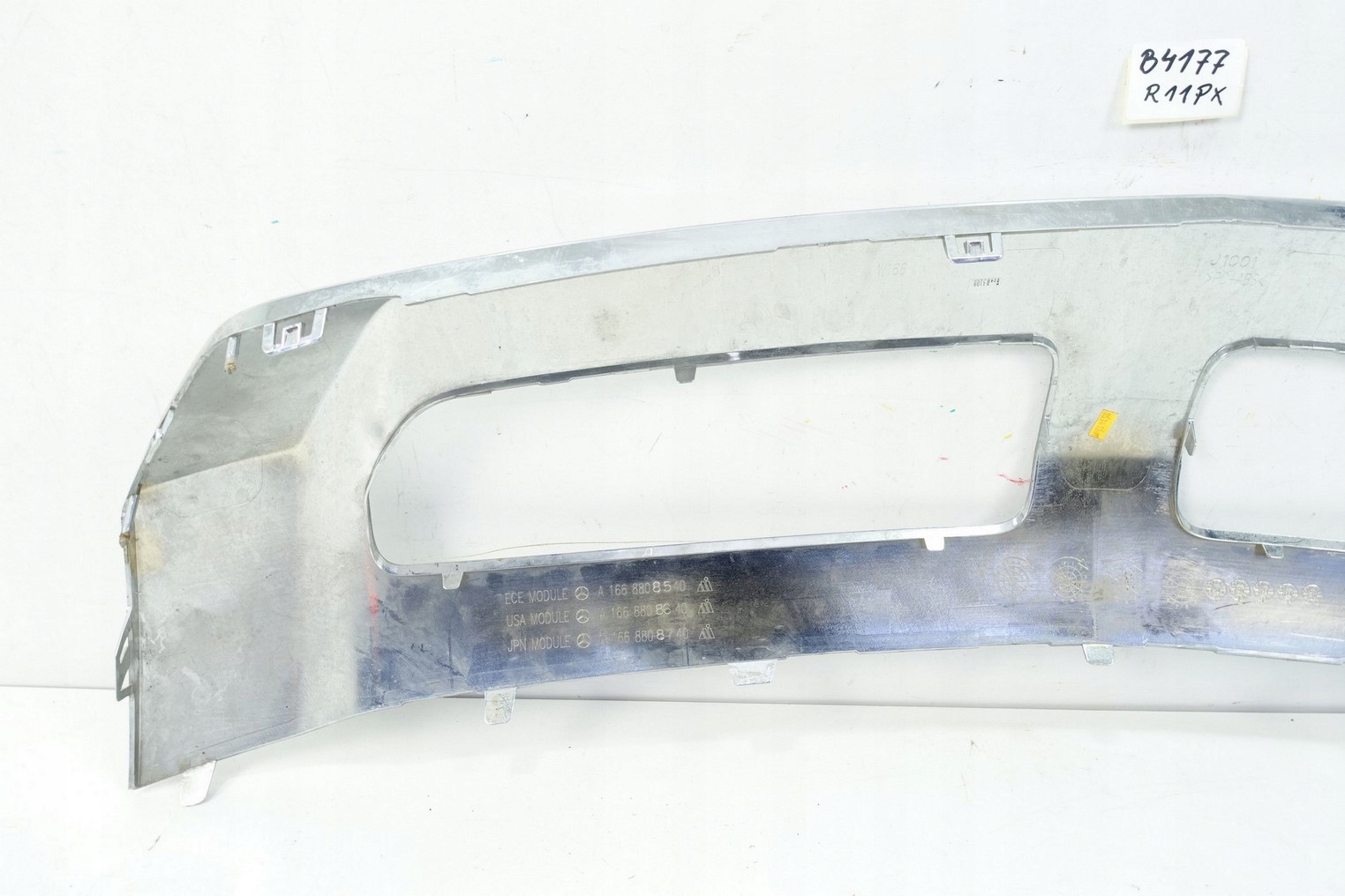 CHROM SPOILER der Stoßstange vorne MERCEDES ML W166