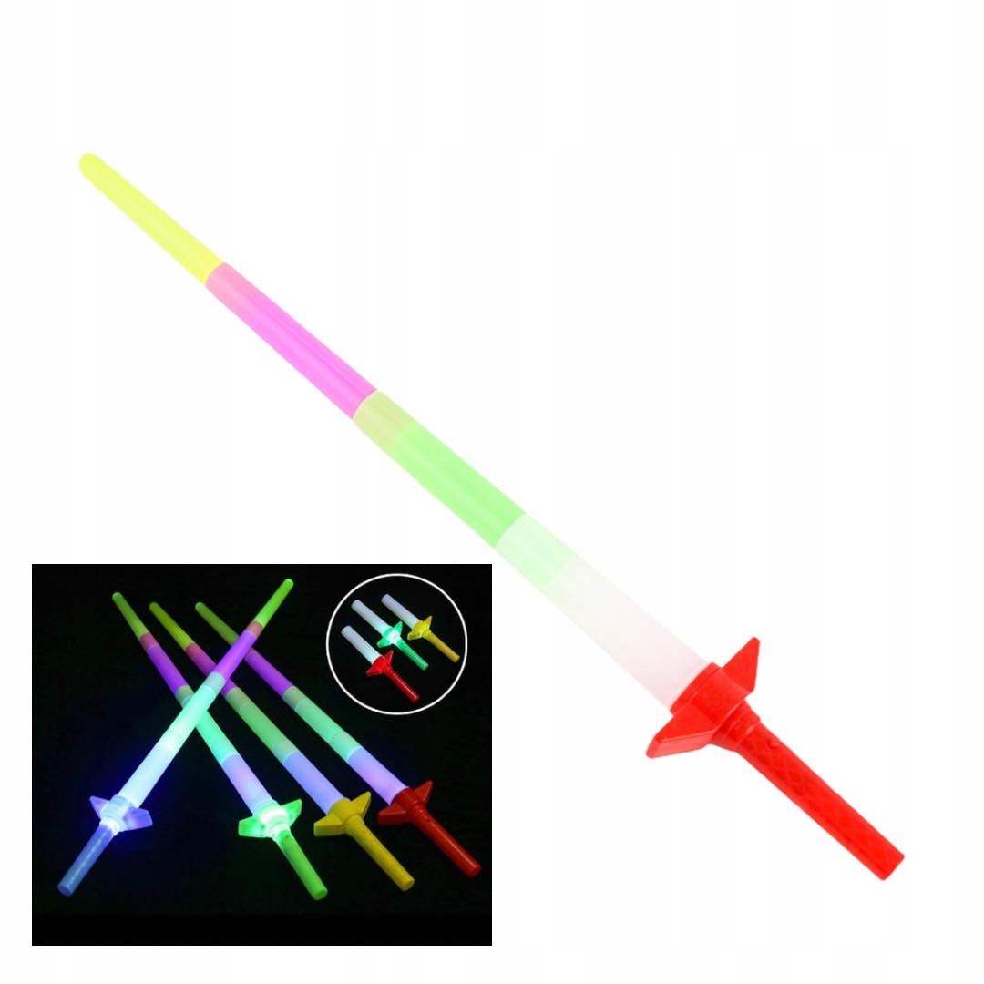 

Miecz Świecący Świetlny Składany 68 CM