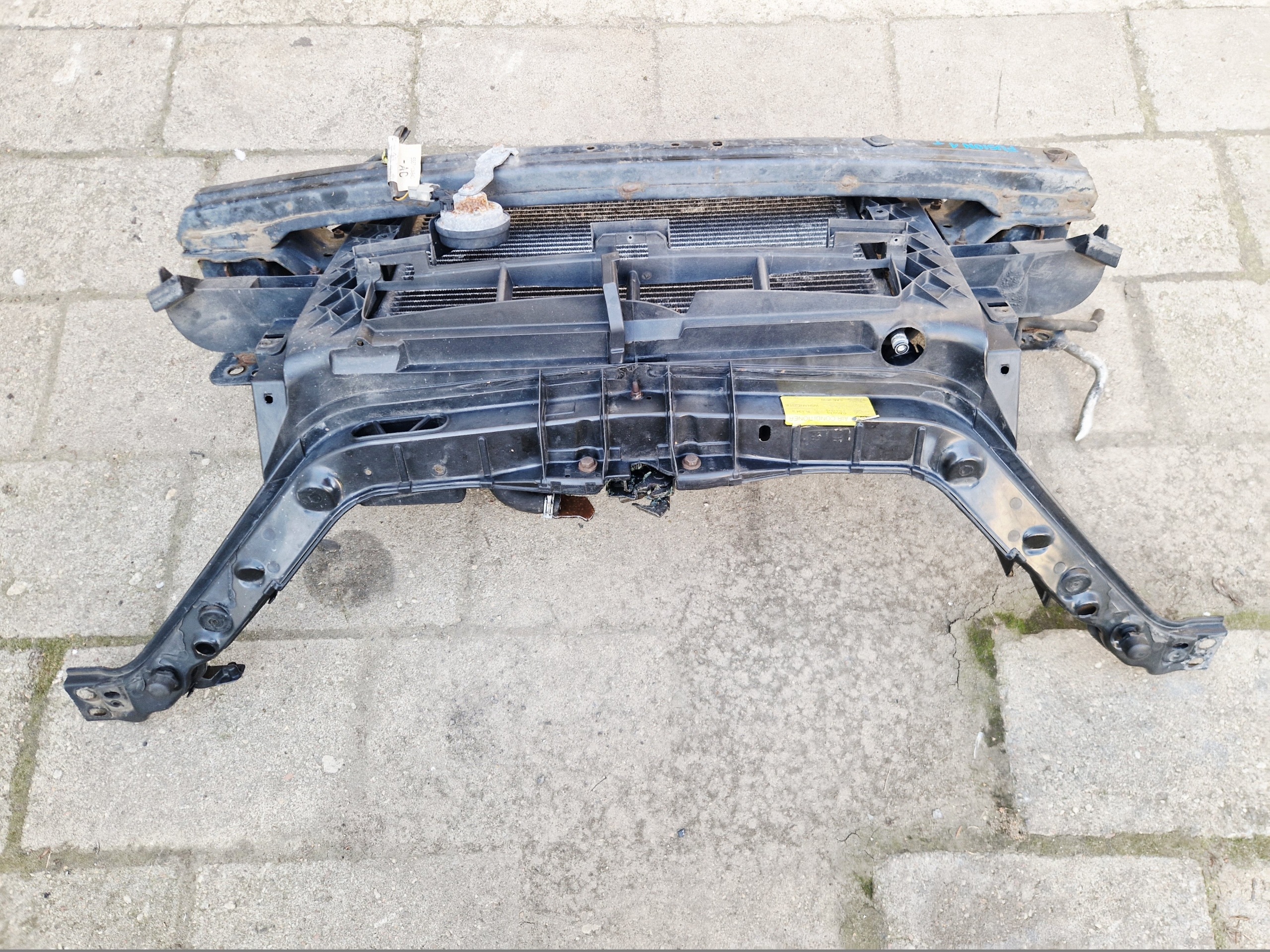 FORD FUSION MK1 1.4 TDCI support panel for radiators pillar radiator KOMPLET