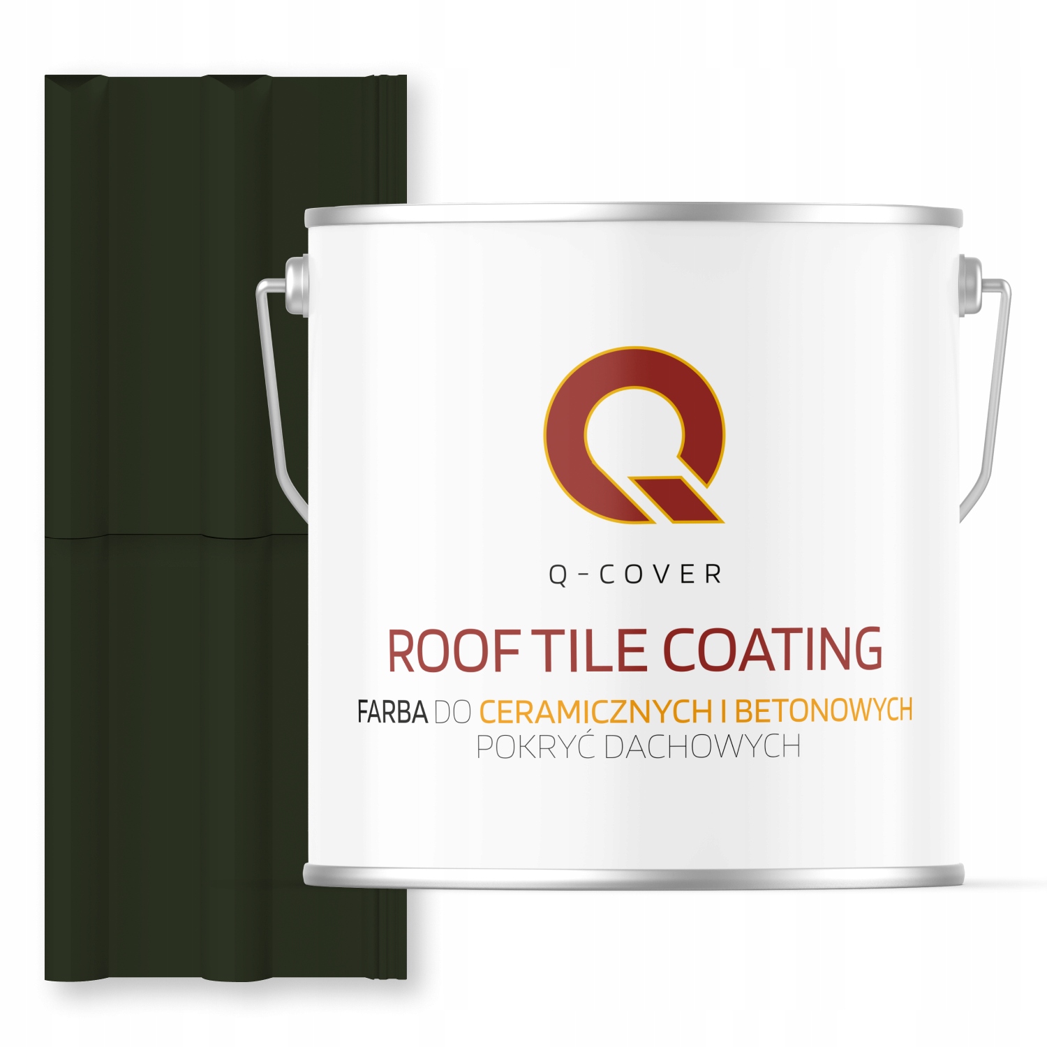 Farba Na Keramické Betónové Strechy Fľašová Zelená Ral 6007 5L Polomatná