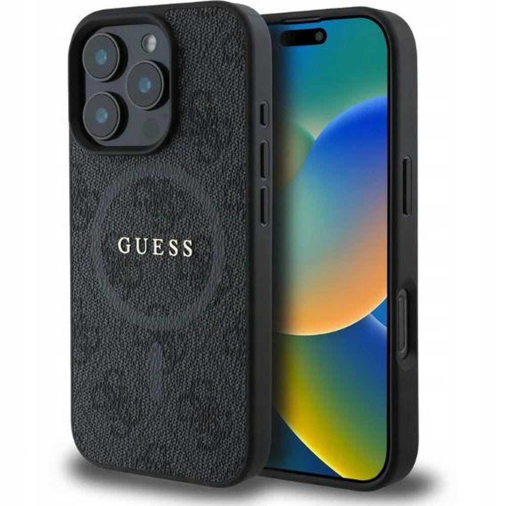 Pouzdro Guess pro iPhone 16 Pro, MagSafe, kryt, odolné kryt, tenké