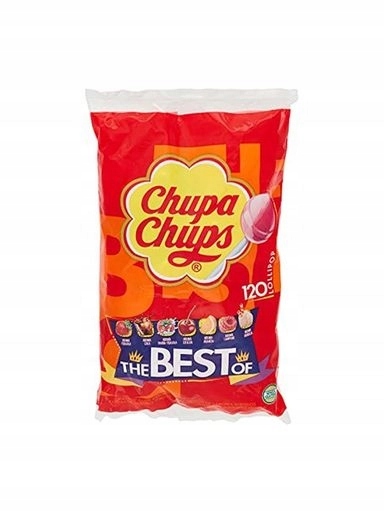 Levně Chupa Chups Lízátka 7 příchutí 120 kusů