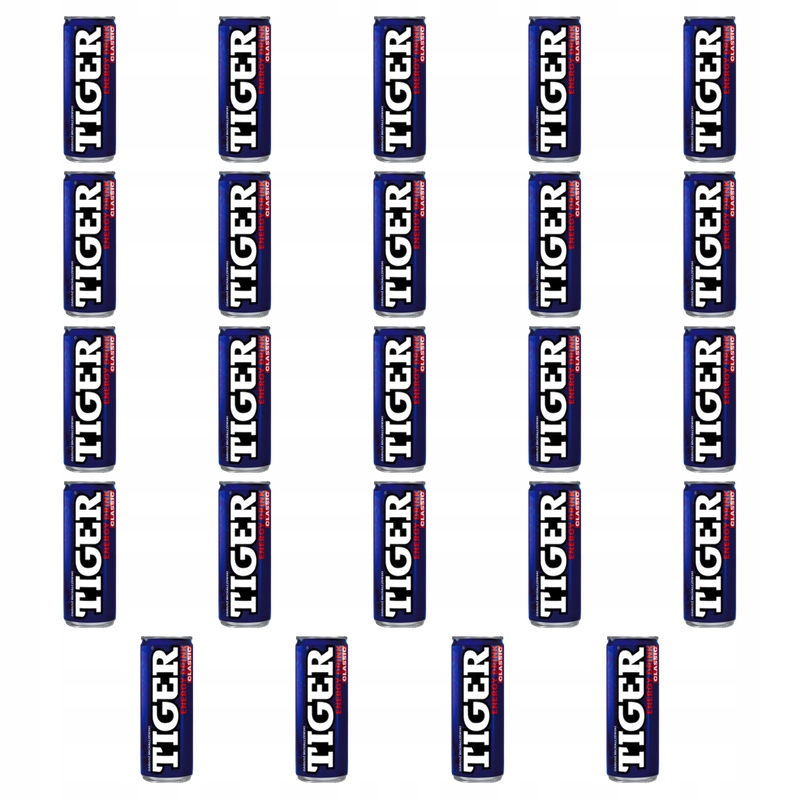 Tiger Energy Drink Sycený energetický nápoj 250 ml X24