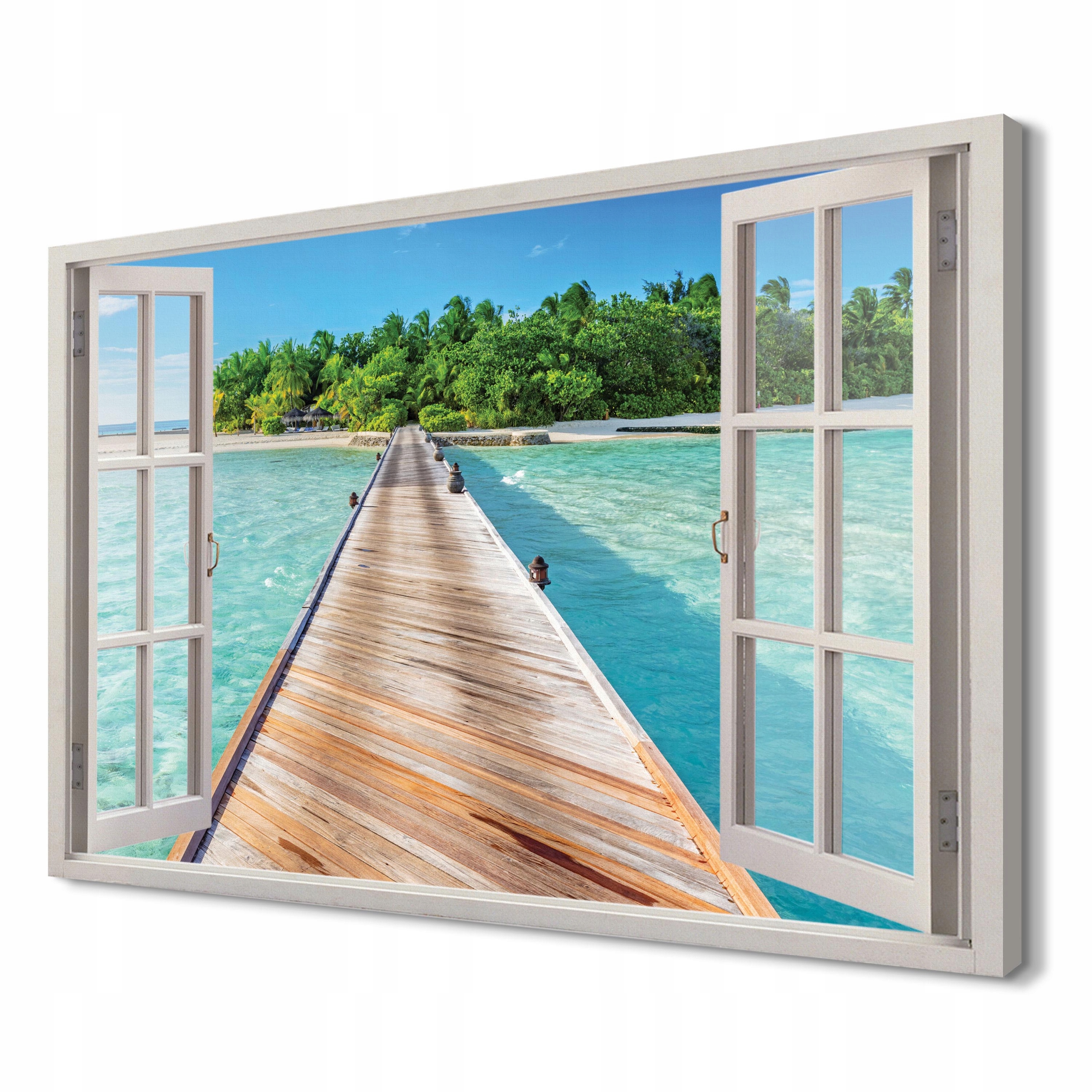 

Molo Ocean Obraz okno canvas 3d 120x80 do sypialni