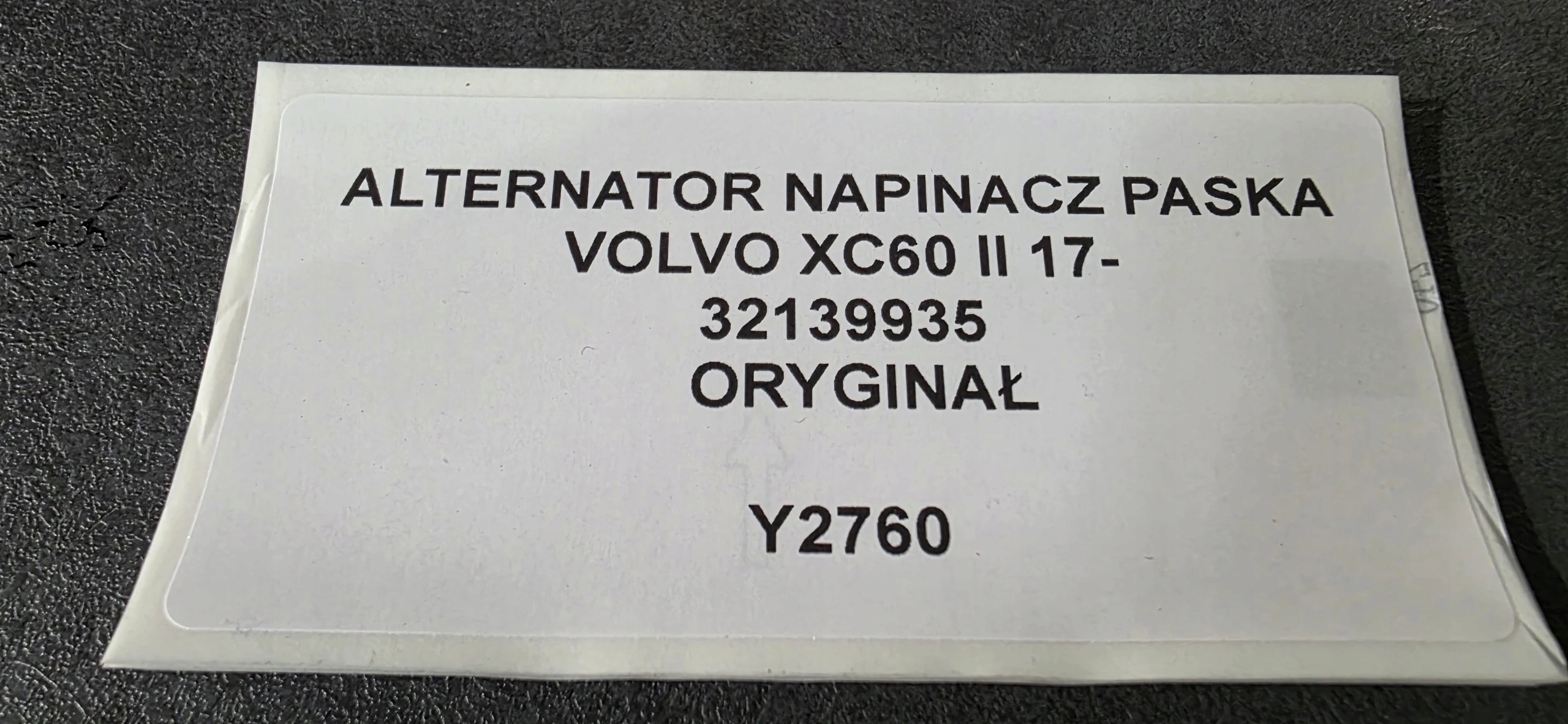 alternátor španovákem VOLVO XC60 II 17- originál 32139935