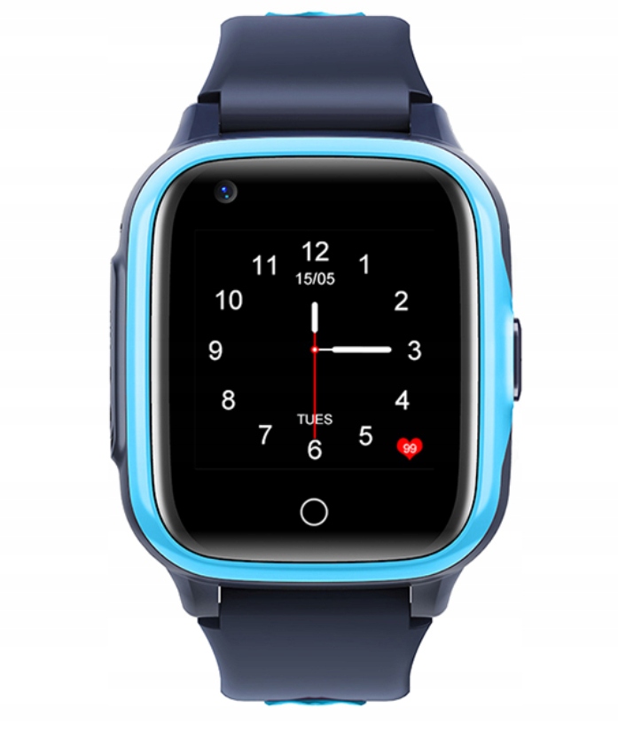 SMARTWATCH ZEGAREK DLA DZIECI Z KAMERĄ GPS SOS 4G Kolor niebieski