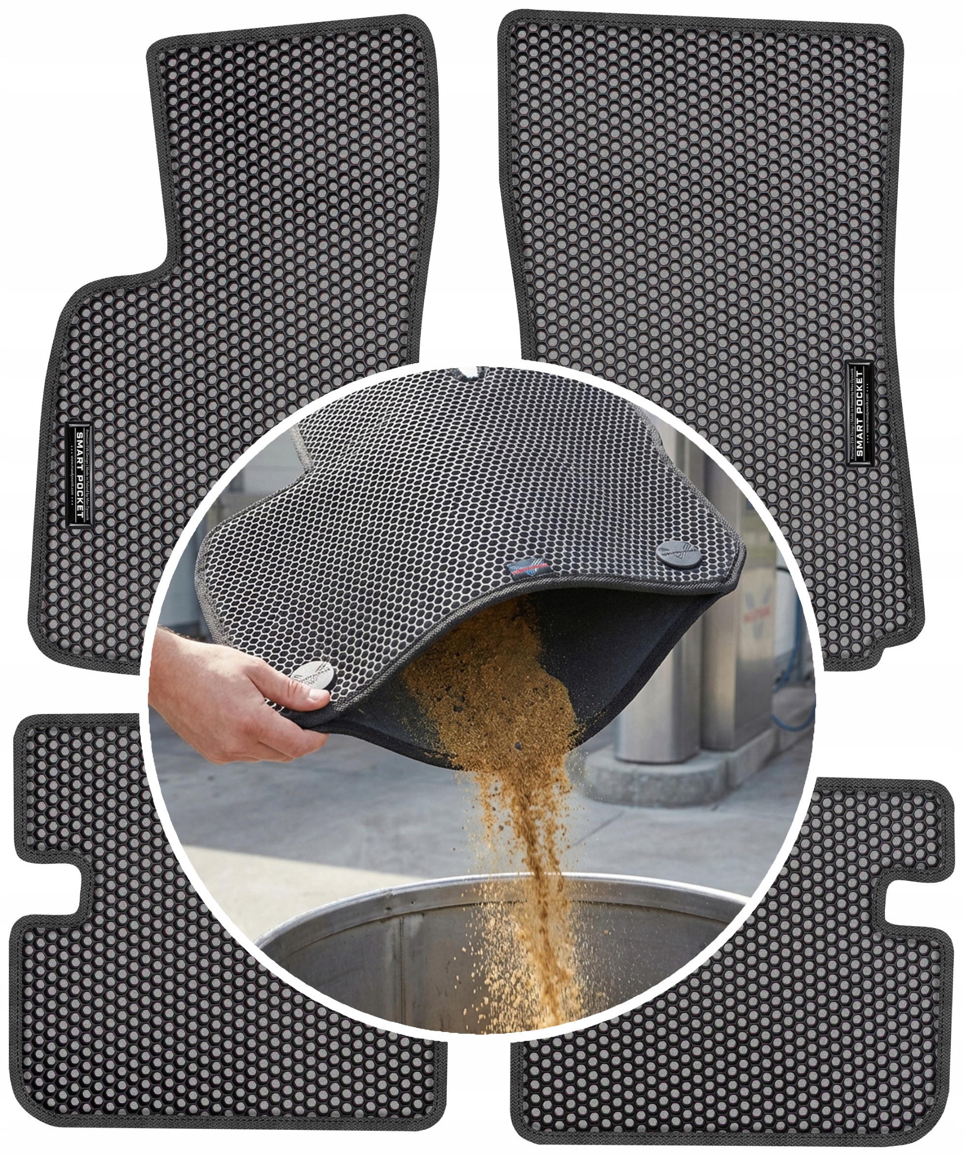 Daewoo Lanos 1998-2008 Koberce Eva Smart Pocket