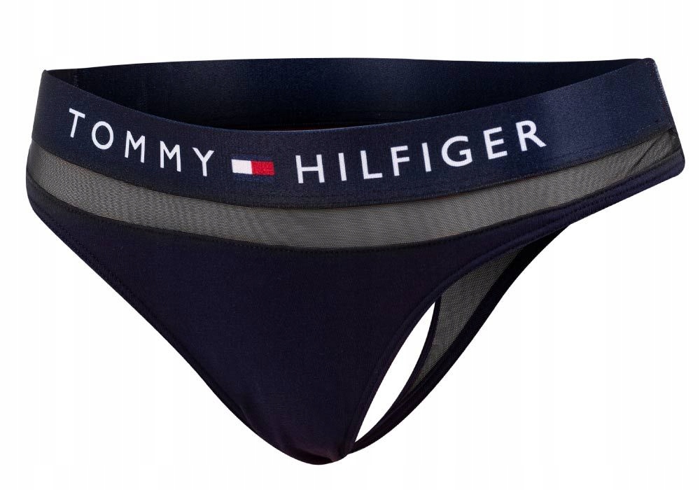 

Tommy Hilfiger Majtki Stringi Damskie Navy r. S