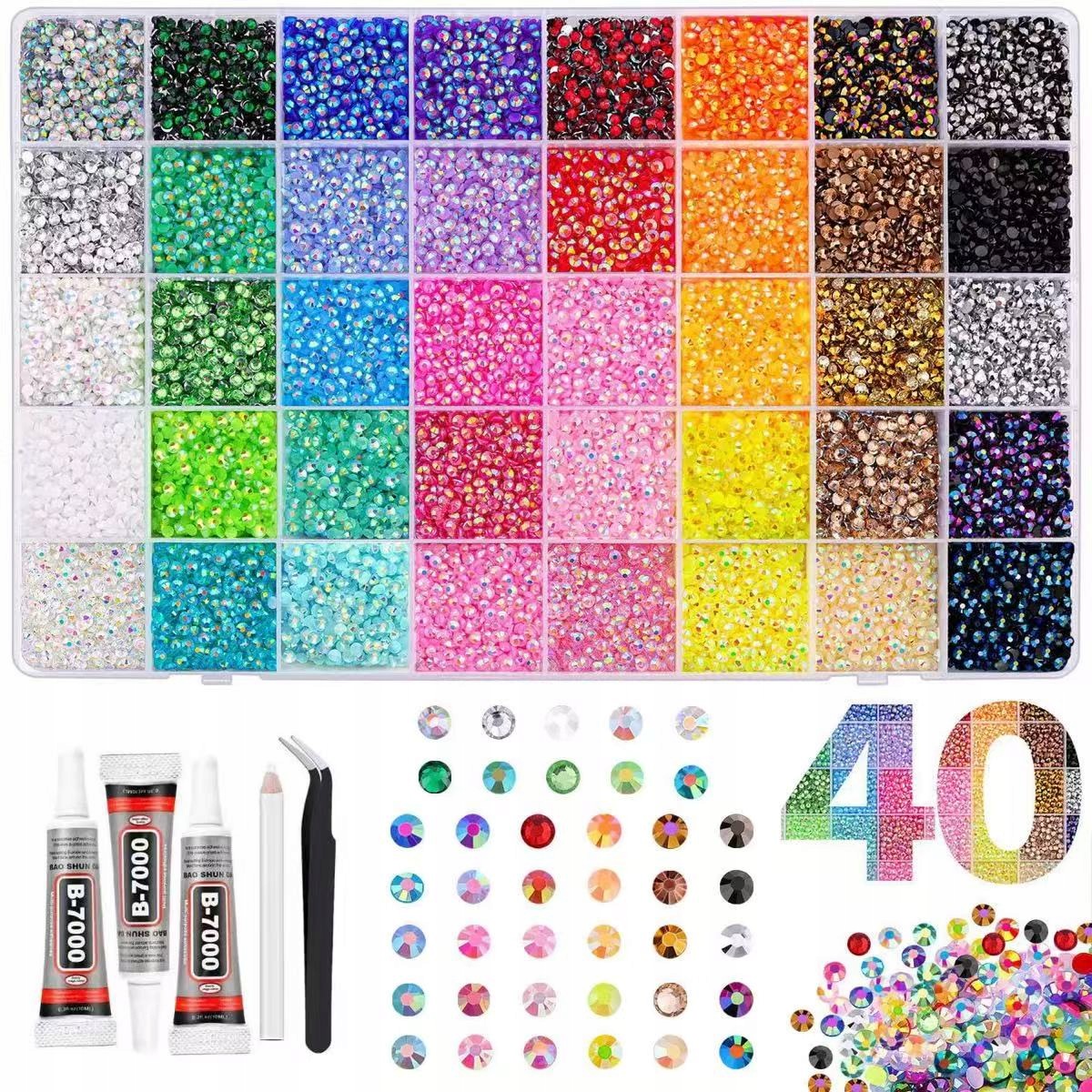 45000 szt. koraliki galaretkowe 3mm dekoracja Diy