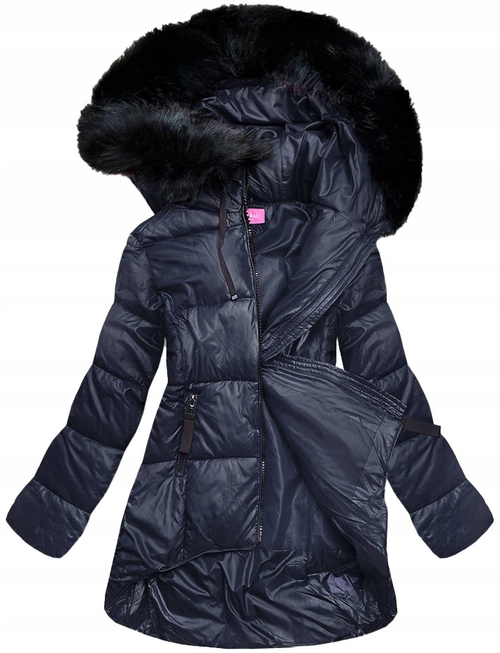 Bunda S Kratší Přední Částí 8953 Námořnická Modrá S (36)