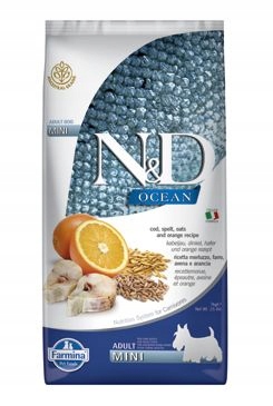 N&amp;d Ocean Dog Lg Adult Mini Codfish &amp; Orange 7kg