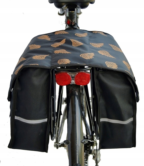 TORBA NA BAGAŻNIK ROWEROWY, SAKWA ROWEROWA 2x15L Rodzaj tylna