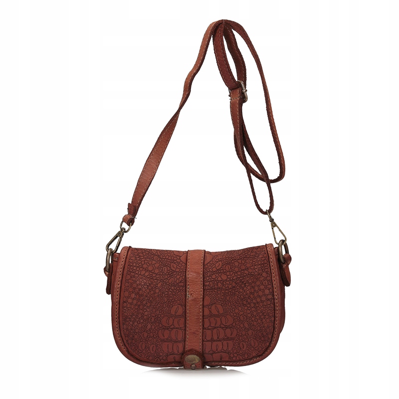 Dámská kabelka Přes Rameno Přírodní kůže Malá Na Rameno Prostorná Červená F131