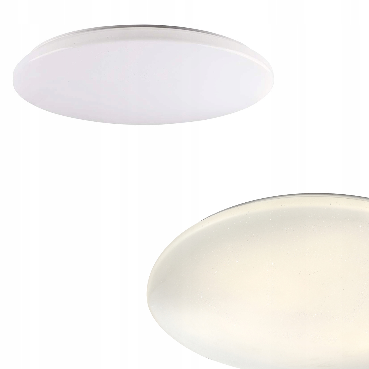 Plafon duży biały Led Pirius 80cm 100W okrągły zmiana barwy pilotem Goldlux